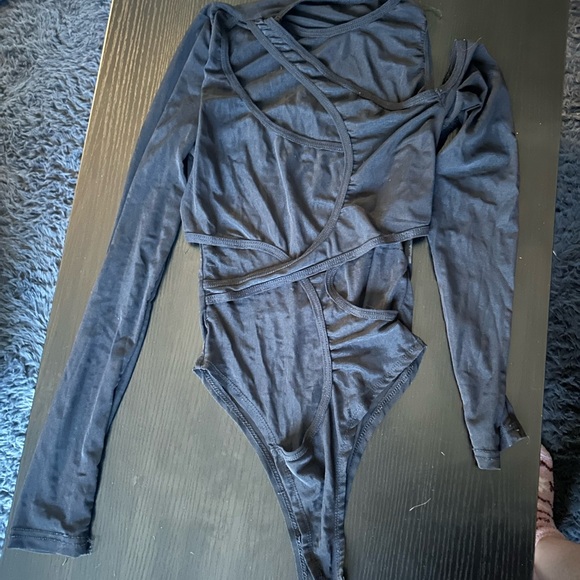 Cute black festival bodysuit - Picture 1 of 2